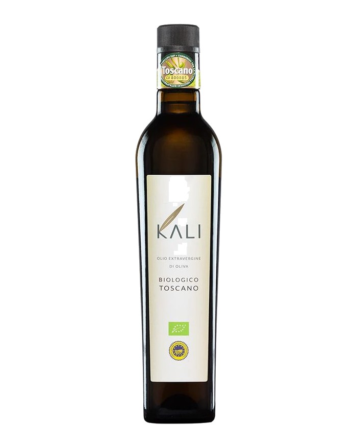 Butelka oliwy Wczesny zbiór · Blend Toscano PGI 500 ml BIO marki Kali