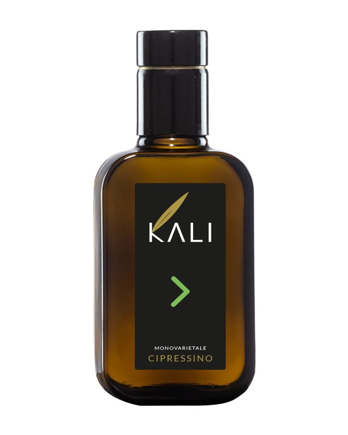 Butelka oliwy Cipressino Toscano PGI 250 ml BIO marki Kali